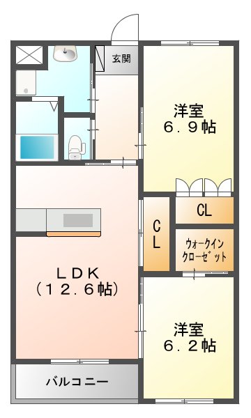 アラ・モードの間取り