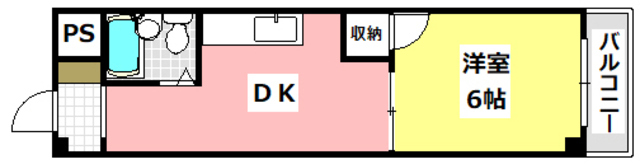 第２四井コーポの間取り