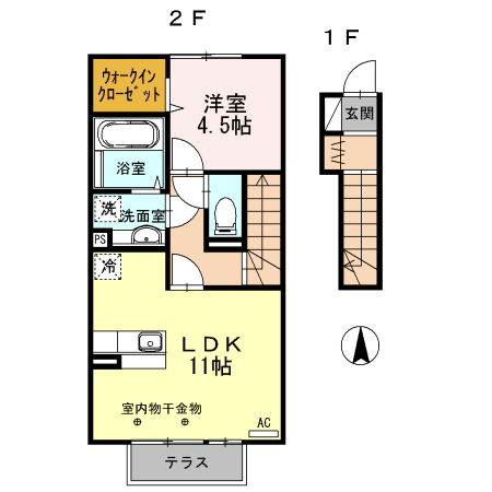 【ノワココットの間取り】