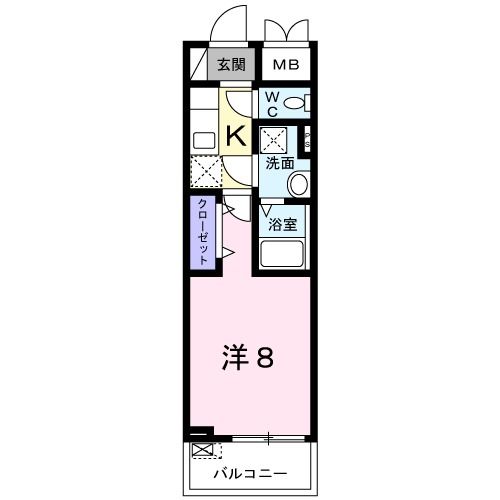 横須賀市日の出町のマンションの間取り