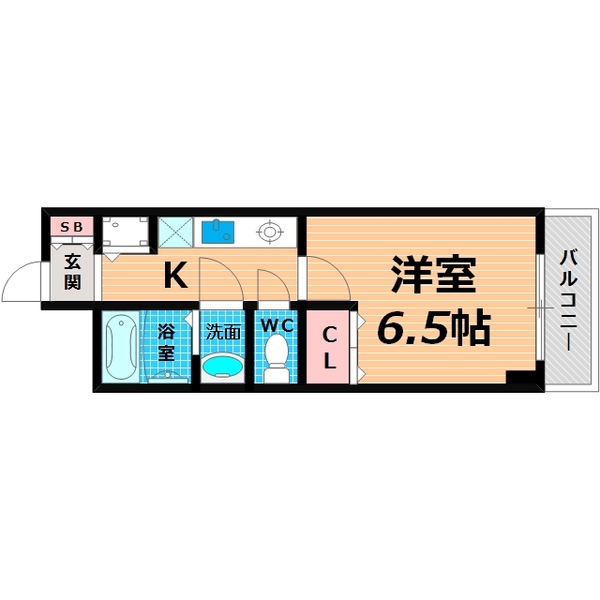 【大阪市鶴見区今津中のマンションの間取り】