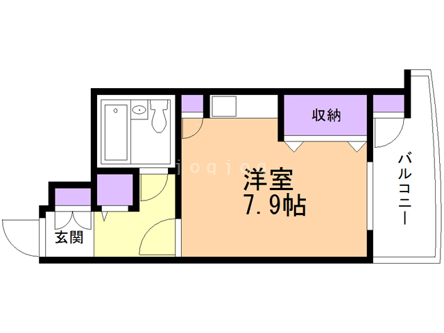 ライオンズマンション盛岡内丸の間取り