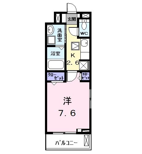 カーサ大塩の間取り