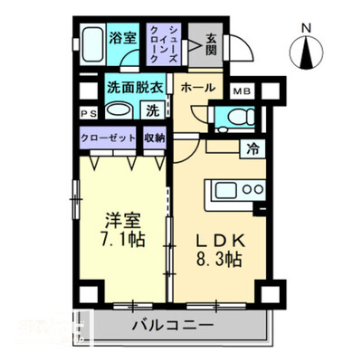 ハートフル医大西の間取り