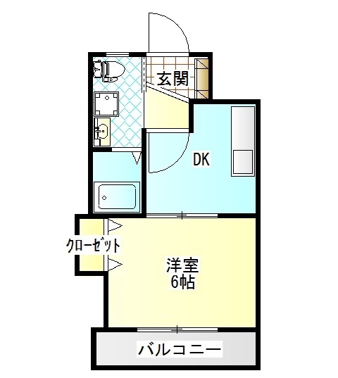 コーポ中之庄の間取り