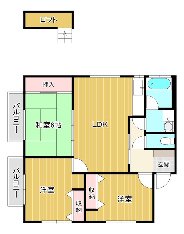 エムロード和の間取り