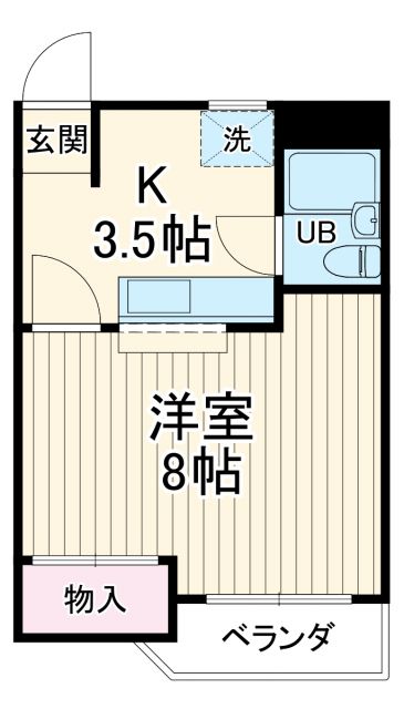 四日市市相生町のマンションの間取り