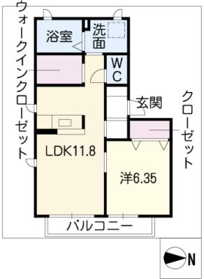 メゾン　アートカミサワの間取り