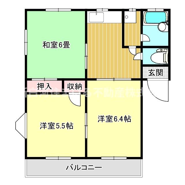 コーポレーション鹿島の間取り