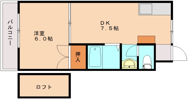 サンピア今宿の間取り