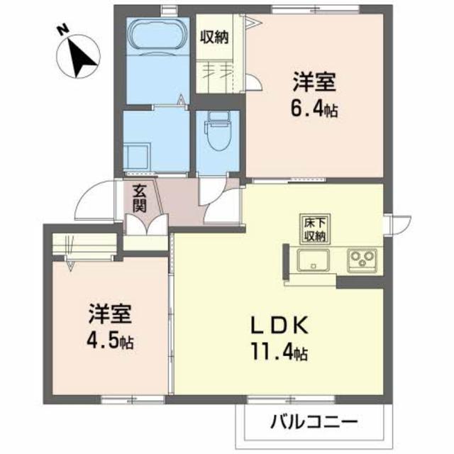 アルカディアＣの間取り