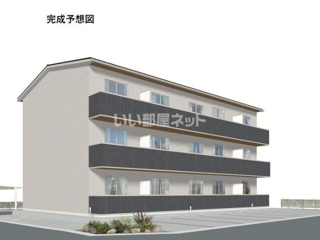 【金沢市三馬のアパートの建物外観】