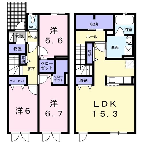 Ｐｒｉｍｅｖａｌ　ｆｏｒｅｓｔの間取り