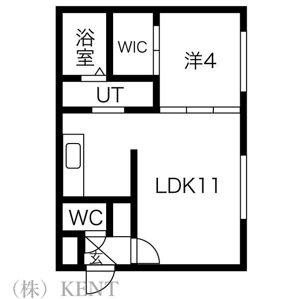 RAGUSA N5W17 Bの間取り