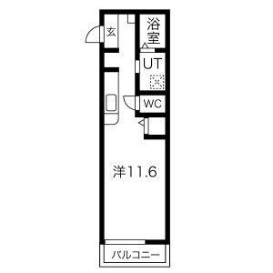 K-1榴ヶ岡の間取り