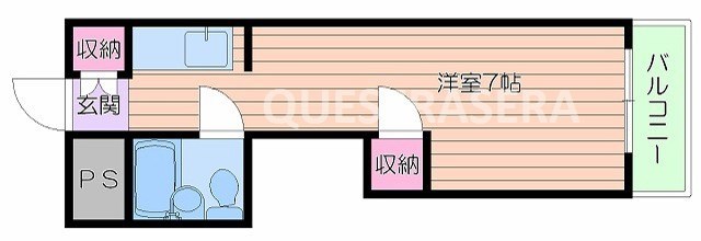 シャルム北梅田の間取り