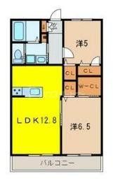 さいたま市大宮区東町のマンションの間取り