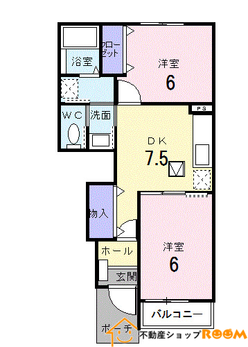 サンモールBの間取り