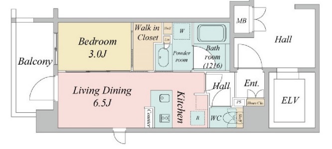 LiveCasa西台の間取り