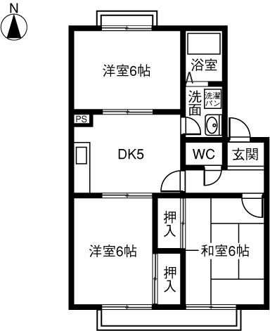 メゾンドフォーレ三番館の間取り