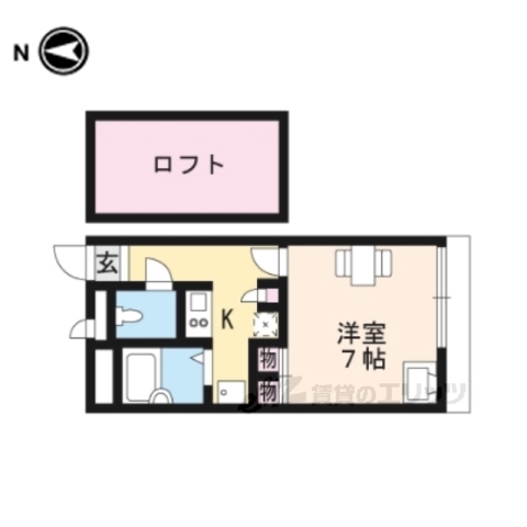 レオパレスエルカルチェの間取り