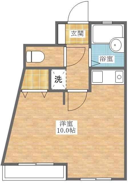 ハイツプログレスの間取り