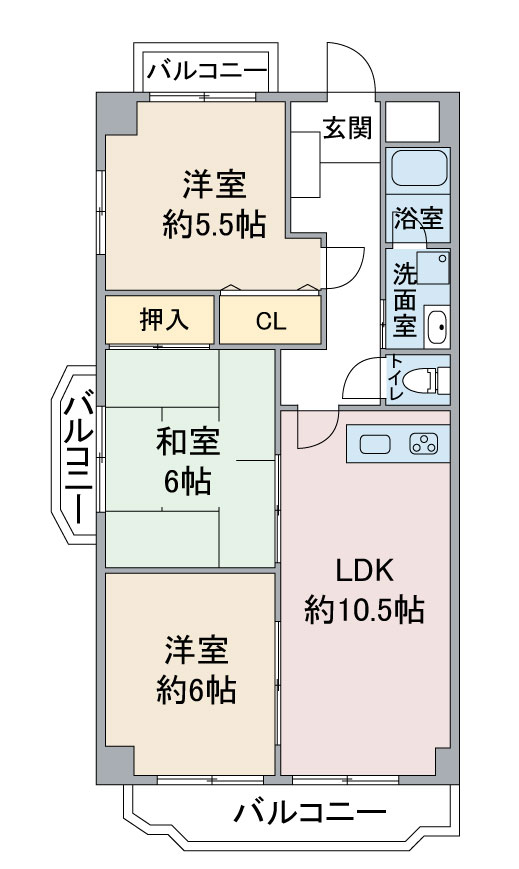 グランシャリオの間取り