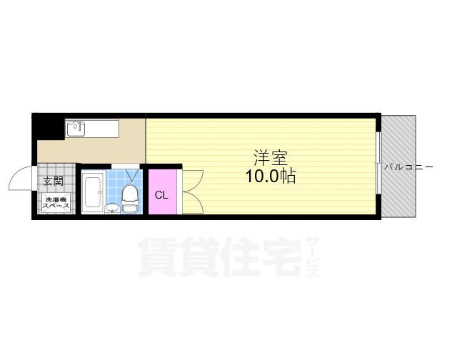 スカイブルー品川の間取り