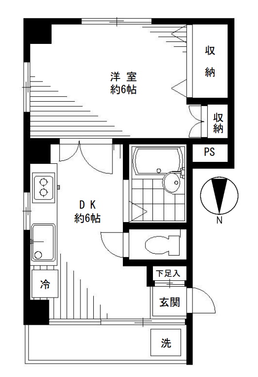 文京区本郷のマンションの間取り