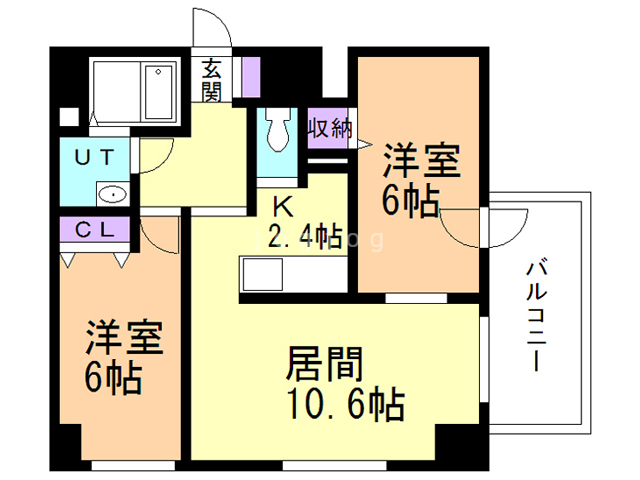 グレイスコート菊水の間取り