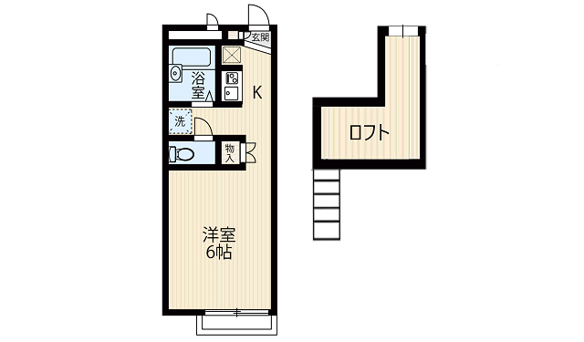 四箇Ｋ＆Ｍの間取り