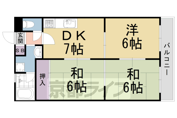 ロイヤルコーポの間取り