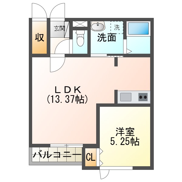 仮）大成町1丁目新築APの間取り