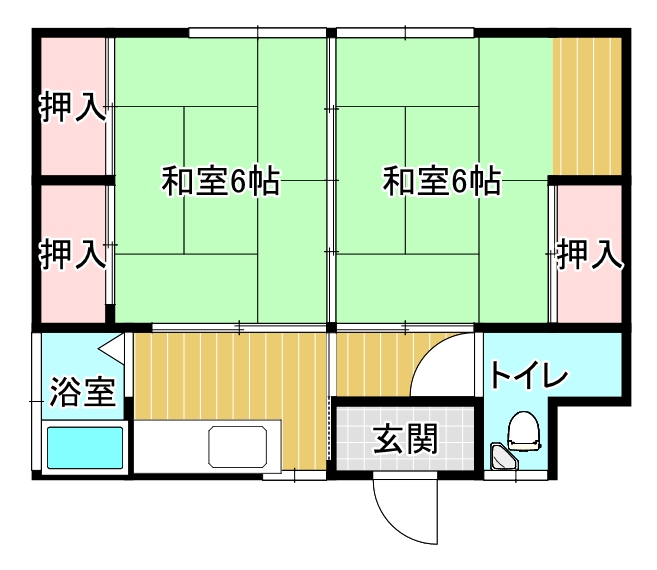 すみれ荘の間取り