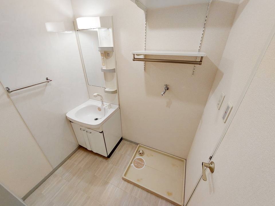 洗面設備　洗濯機置場