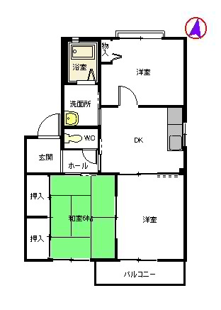 ケルンハイツの間取り