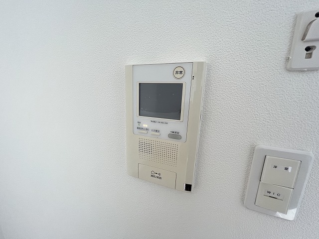 セキュリティ　モニター付きです