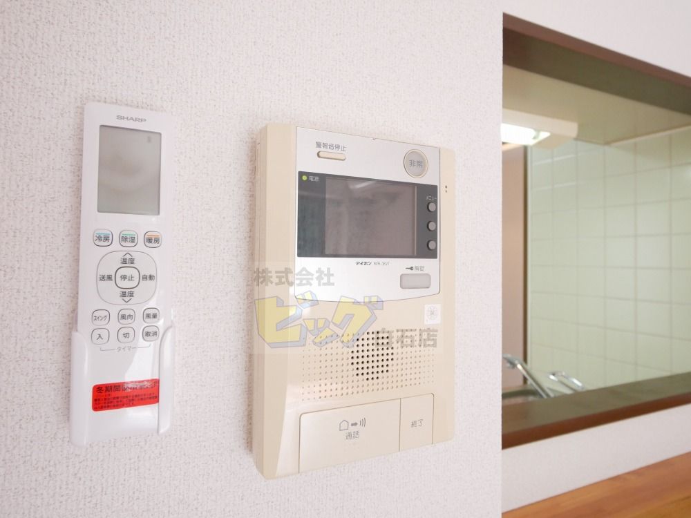 セキュリティ　防犯面で安心のＴＶモニターホン設備が付いています♪