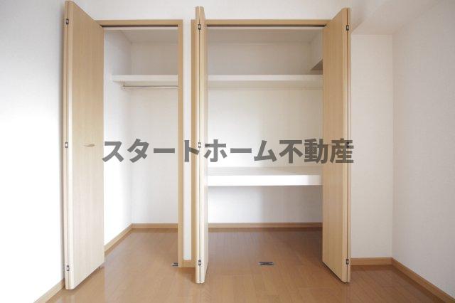 収納　十分な収納スペースがあります
