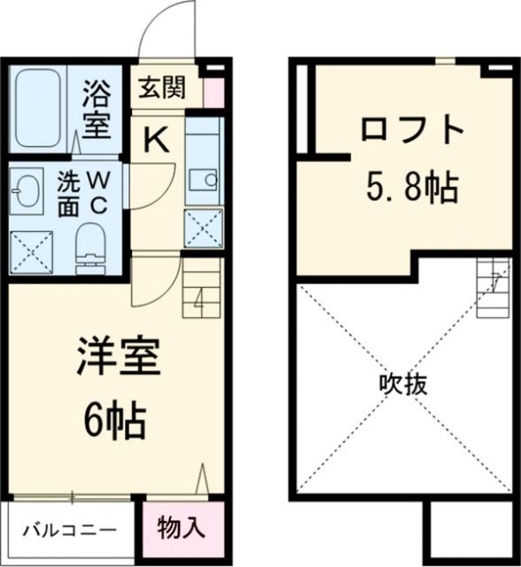 ライトミドル岩槻の間取り写真