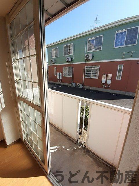 バルコニー　うどん県のお部屋探しはうどん不動産へ うどんちゃんとLINE