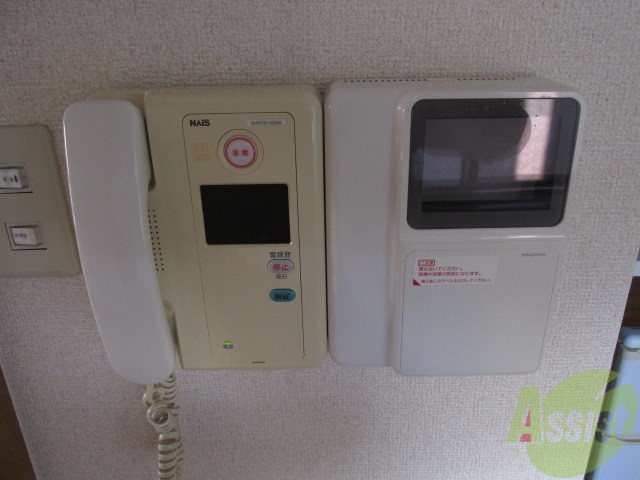 セキュリティ　ＴＶモニター付きインターホンです