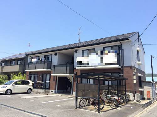 建物外観　中庄にある2Kです♪