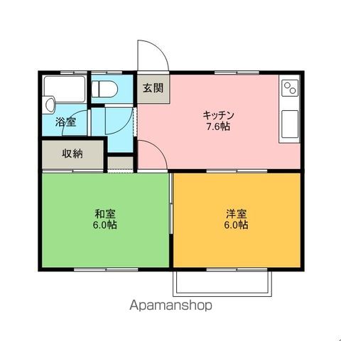 レジデンス森の間取り写真