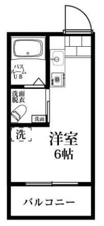 タワーズ諸岡の間取り