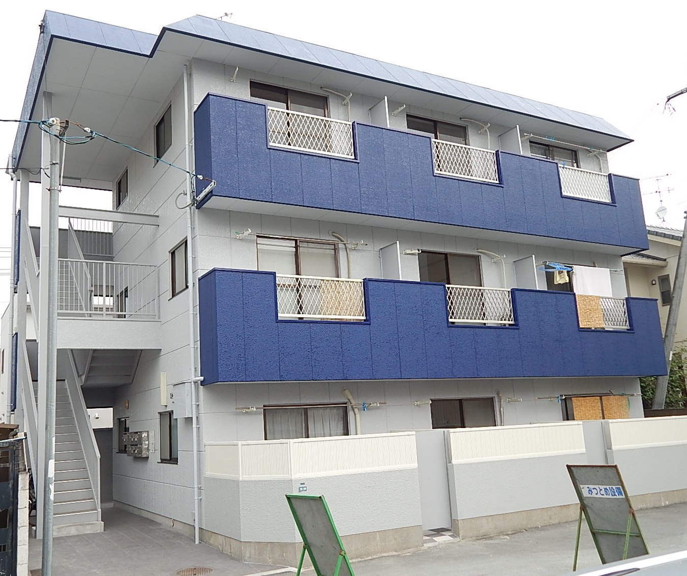 熊本県熊本市中央区新大江２（アパート）の賃貸物件の外観