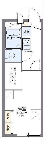 レオパレスアルカンシエル弐番館の間取り