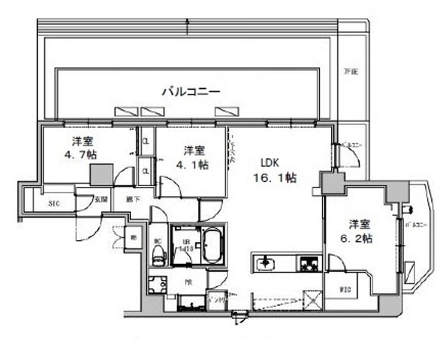 S-RESIDENCE瑞江の間取り