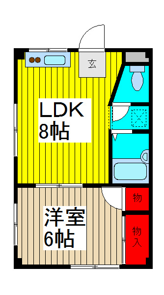 アサヒメゾンの間取り