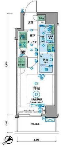 リヴシティ横濱末吉町の間取り